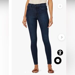 Joe's The Charlie Dark Blue Wash High Rise Skinny Ankle Jeans - Size 25 - NWT